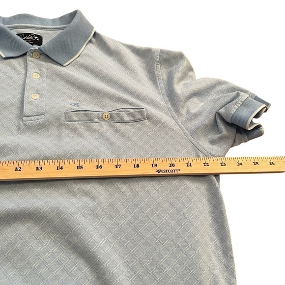 Arnold Palmer Blue Pullover Button up Polo Shirt Size 42-44 Great Condition - Picture 7 of 13